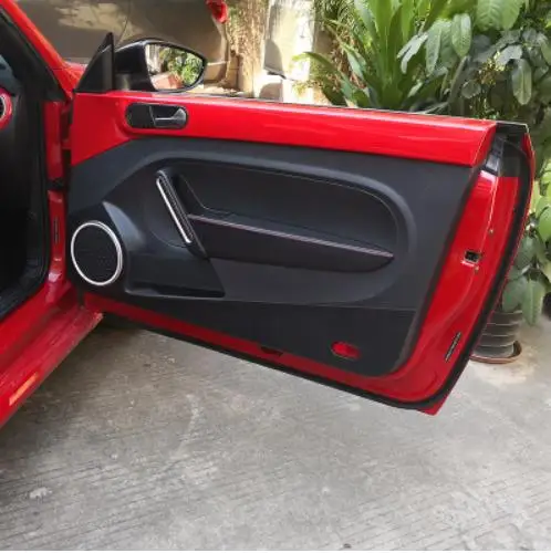 Защитный кожаный чехол для дверного подлокотника из микрофибры Volkswagen Beetle 2012-2019 с