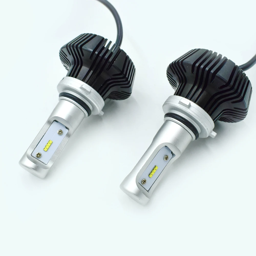 1 компл. Универсальные мощные автомобильные лампы G7 50 Вт светодиодный фары белый