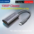 4K Карта видеозахвата USB 3,0 2,0 HDMI-совместимая коробка захвата видео для PS4 игры DVD Камера Запись видео в режиме реального времени