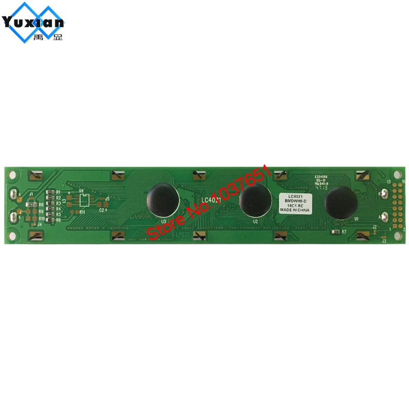 Кириллический шрифт с русской символикой 40x2 4002 А зеркальный дисплей 5 в LC4021