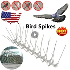 Шипы для птиц из нержавеющей стали, репелленты для птиц, экологически чистые, против голубей, инструмент для отпугивания птиц, для совы, для маленьких птиц, забор