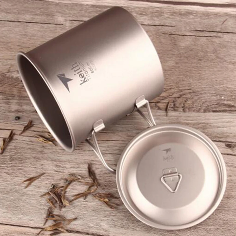 600 мл для здоровья, титановый кофе кружка с крышкой большой емкости кружки из титана креативная посуда для кофе чашки чая новинка подарок чашка молока