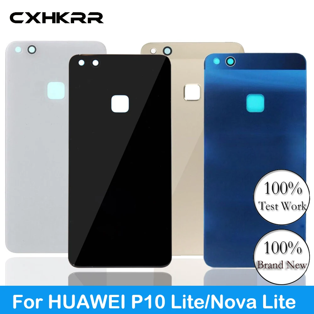 CXHKRR для оригинального стекла задняя крышка корпуса HUAWEI P10 Lite/Nova Lite дверь Замена