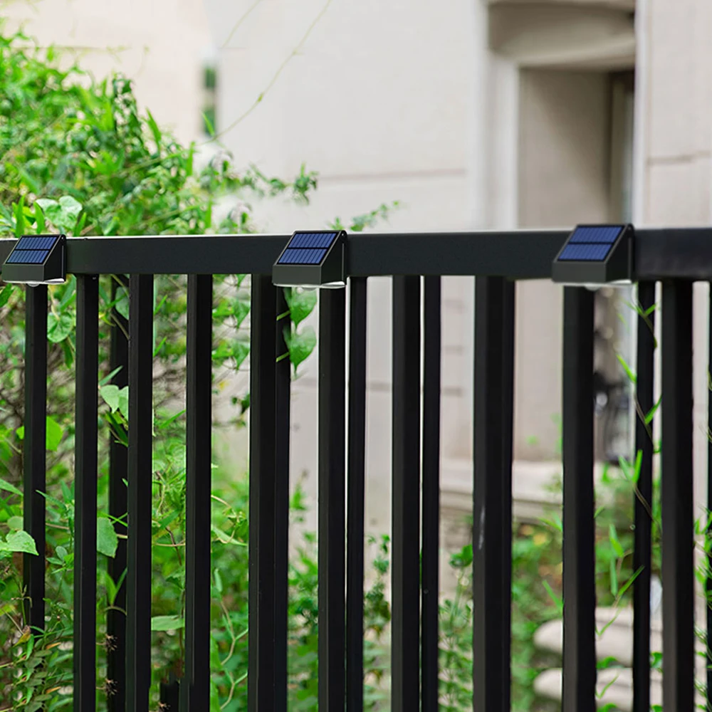 

LED Solar Light Outdoors Solar Lamp for Garden Decoration Powered Sunlight Waterproof PIR Motion Sensor Lantern Fence Wall Lamp