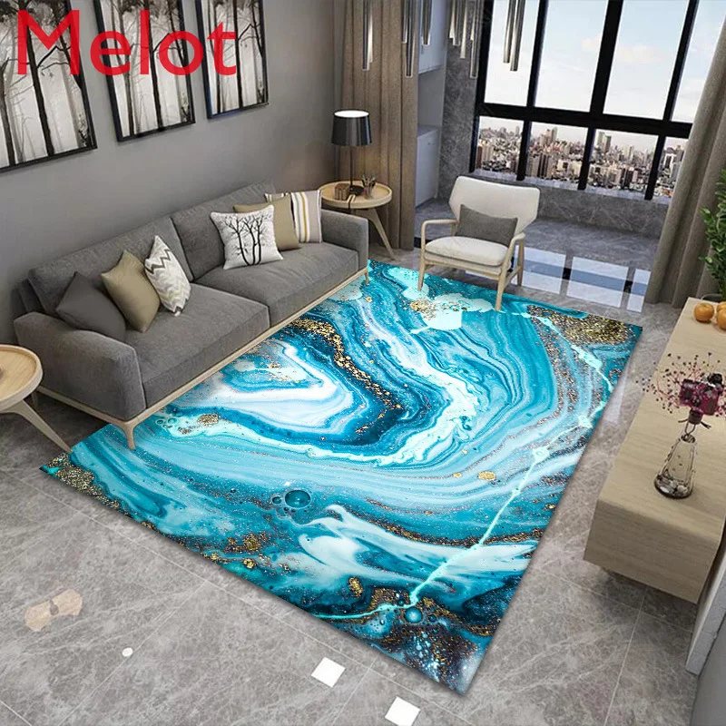 

Non-Slip Kitchen Carpet Floral Landscape Leaves Wave Printed Entrance Door Mat Floor Mat Living Room Carpet Bathroom Mat