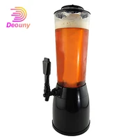 deouny beer dispenser with icicles 2 5l beer barrel liquor drink wine pourer beverage dispenser pour beer mini bar home tools
