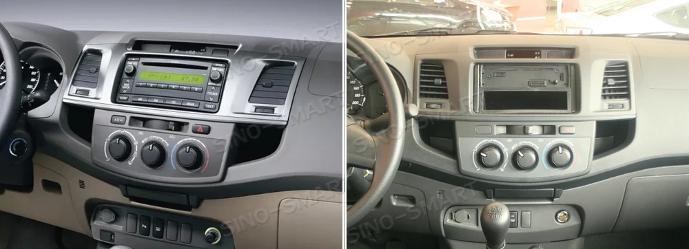 Sinosmart Android 8,1 ips/QLED 2.5D экран автомобильный gps радио навигационный плеер для Toyota FortunerHilux Авто AC/ручной AC 2010