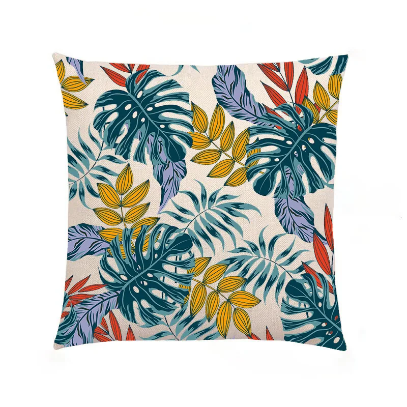 

1pcs/lot Plant pattern Cotton linen pillow cases for Decorative pillowcase for the living room decorative pillowcase home decor