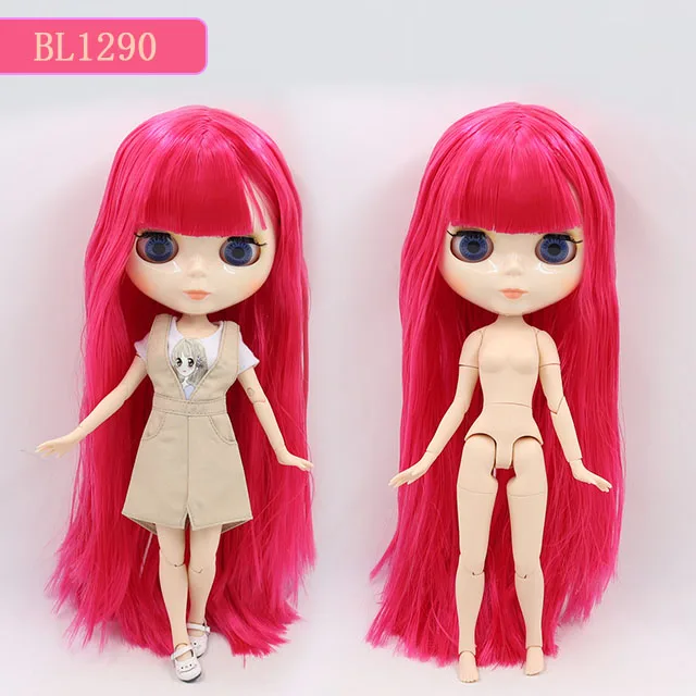 Ледяная фабрика Blyth кукла 1/6 BJD индивидуальные обнаженные тела с белой кожей, глянцевое лицо, подарок для девочки, игрушка