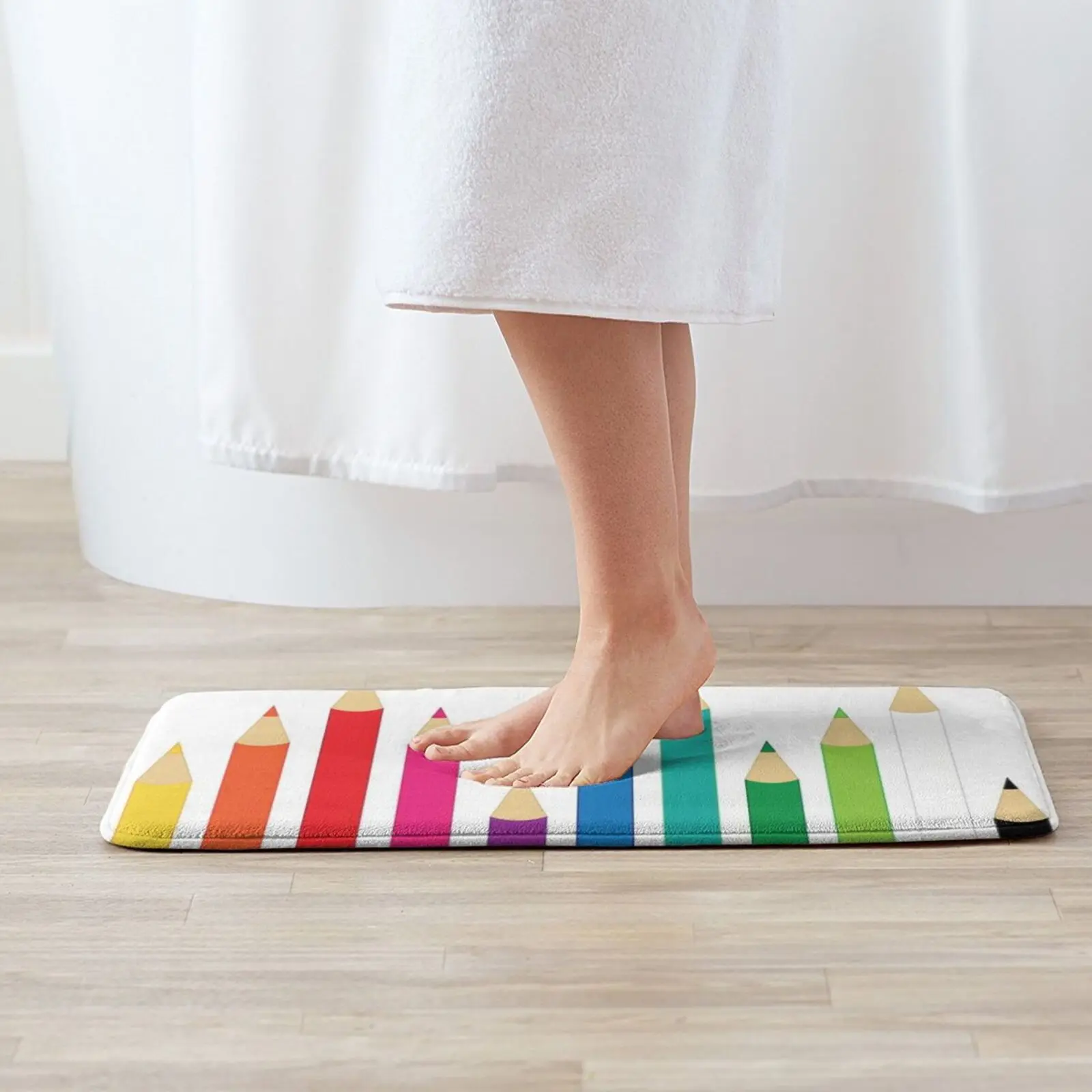 Цветные карандаши коврик ковер Противоскользящие коврики для пола спальни