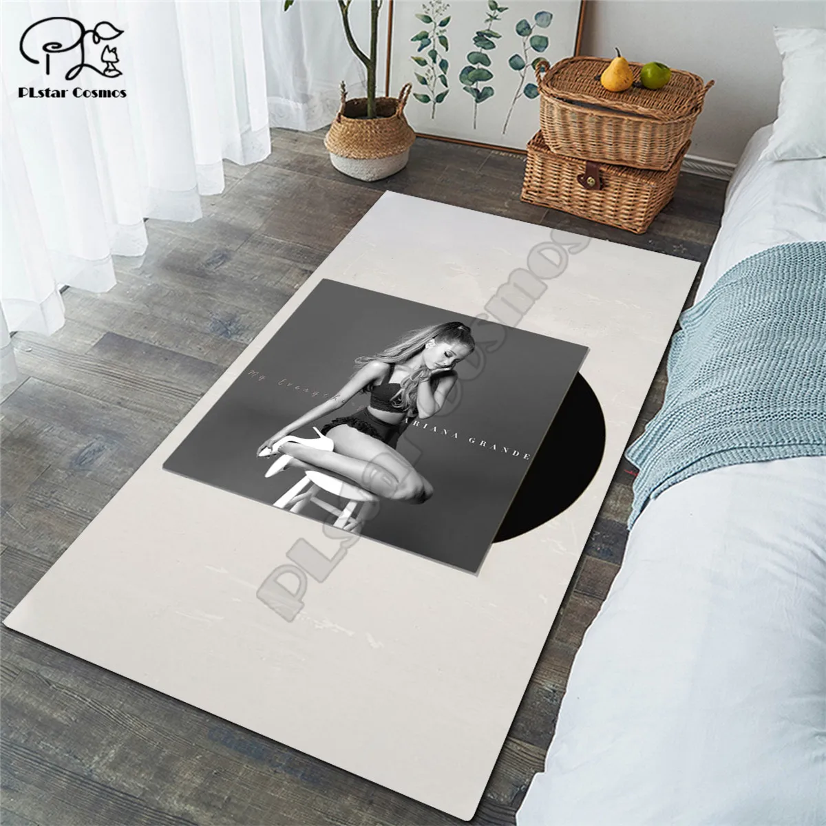 

Ariana Grand carpet Square Anti-Skid Area Floor Mat 3D Rug Non-slip Mat Dining Room Living Room Soft Bedroom Carpet style-04