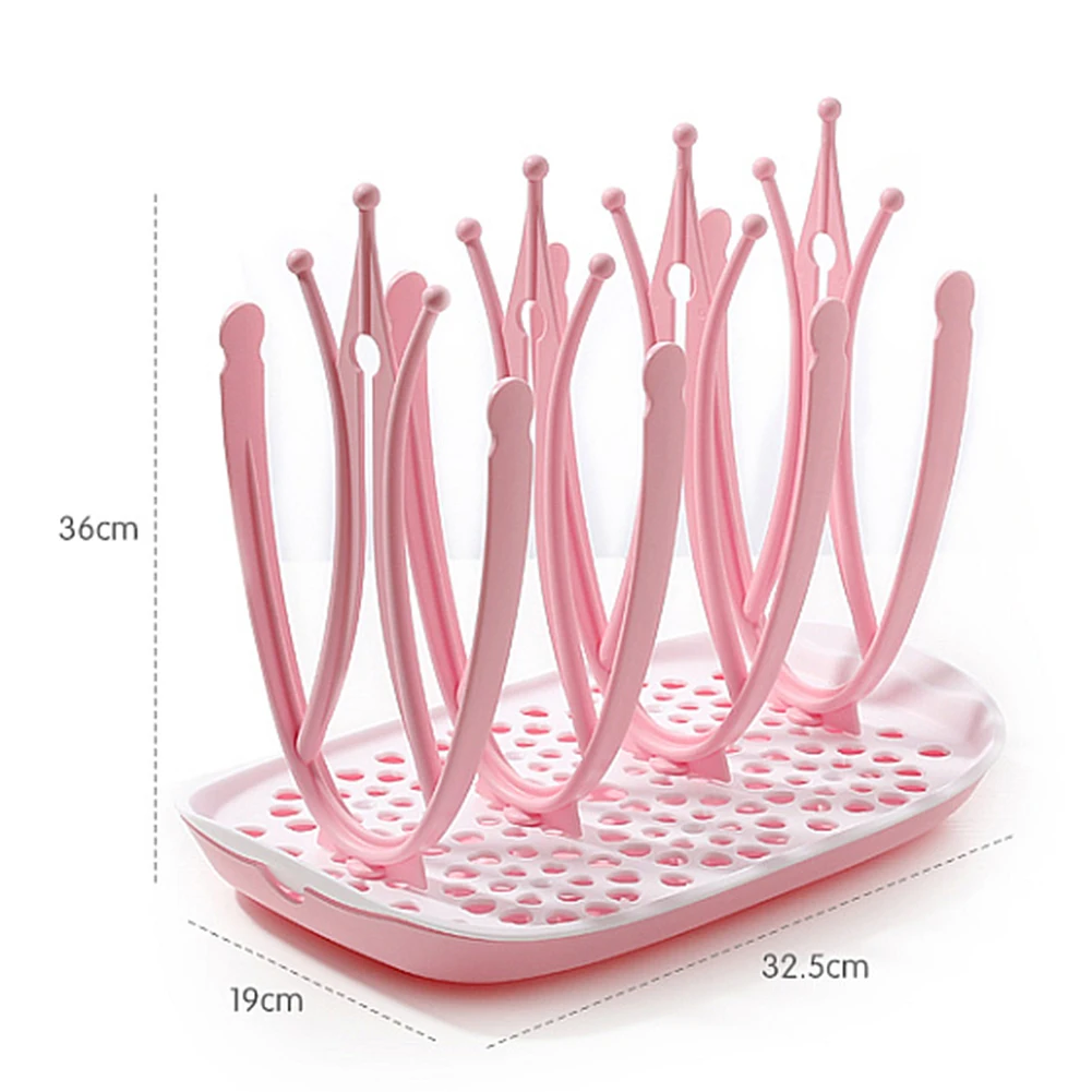 

Baby Bottle Drying Rack Multi Functional Bottle Washing And Drying Rack with Drainer Dish Washer Bottle Feeding Safey