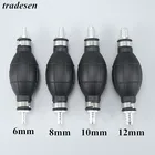 Ручной топливный насос 6 мм8 мм10 мм12 мм, для дизельного топлива, нефти, бензиновых линий, резиновая алюминиевая ручная Праймер, лампа для автомобиля, лодки, лодки, подвесной
