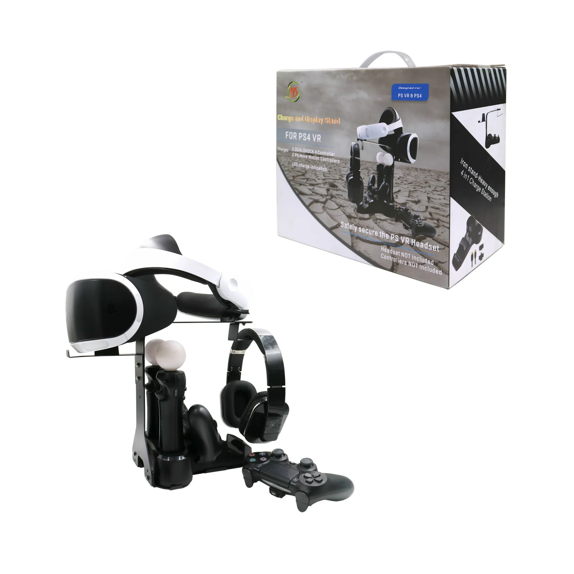 5 в 1 Комплект подставок для PS4 Подставка зарядки и дисплея зарядная станция док