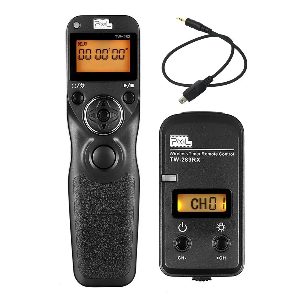 PIXEL TW-283 DC2 Беспроводной Таймер Пульт дистанционного спуска затвора Управление
