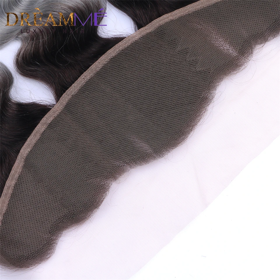 Предварительно выщипанные 13X4 кружевные фронтальные волосы с эффектом омбре