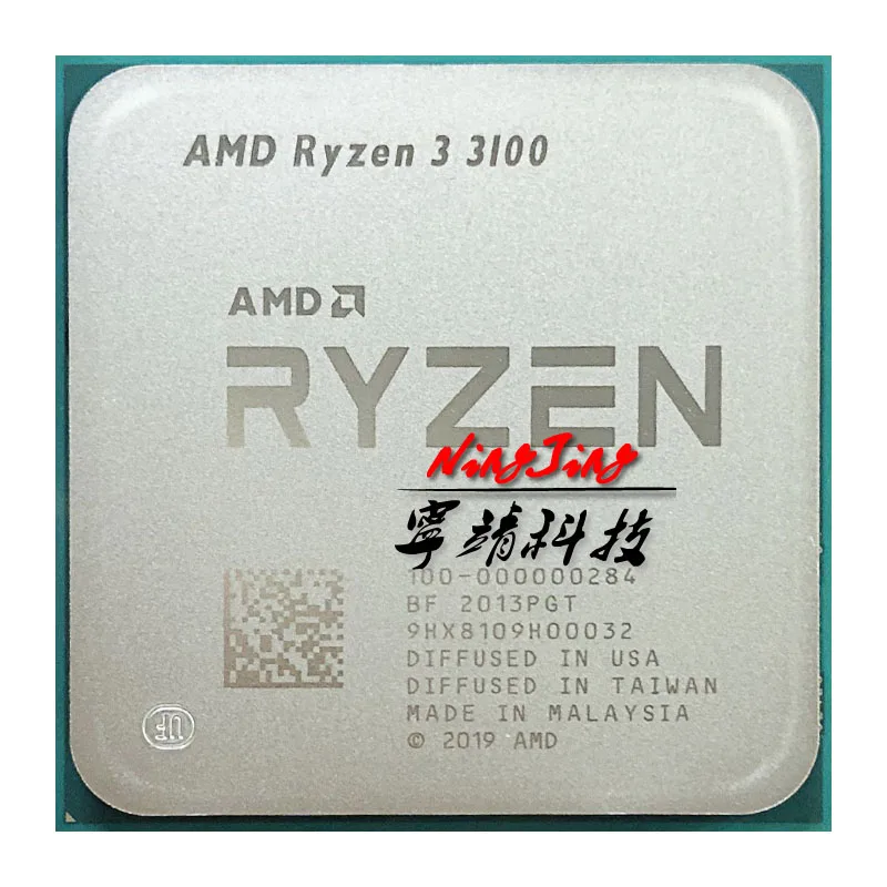 Процессор AMD Ryzen 3 3100 R3 четырехъядерный 6 ГГц 65 Вт L3 = 16M 100-000000284 сокет AM4 новый но без