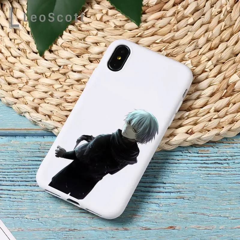 

Tokyo Ghoul Trendy Anime Kaneki Ken Phone Case Candy Color for iPhone 11 12 mini pro XS MAX 8 7 6 6S Plus X 5S SE 2020 XR