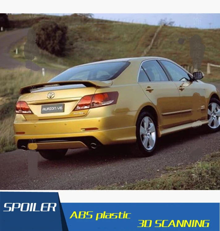 Спойлер для Toyota Camry высококачественный спойлер из АБС пластика заднего крыла