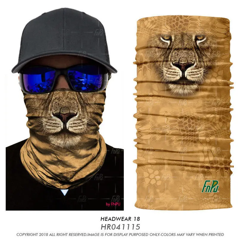 3D маска для велоспорта с животными теплая лица Балаклава Бандана