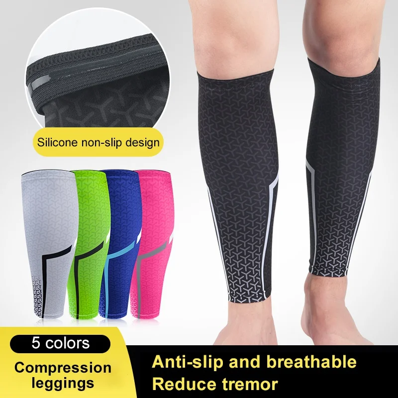 

1PC Compression Calf Leg Sleeve Sport Basketball Volleyball Elastic Leg Support Running Cycling Leg Warmers Shin Guard Protector