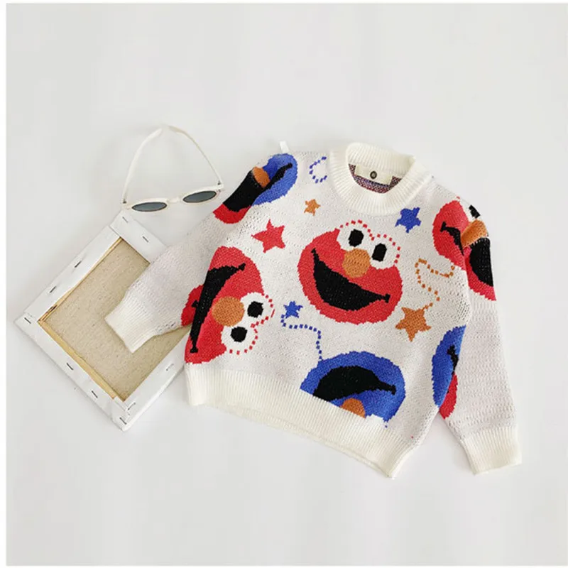 Красивые свитера с рисунками для маленьких мальчиков изображением уличного