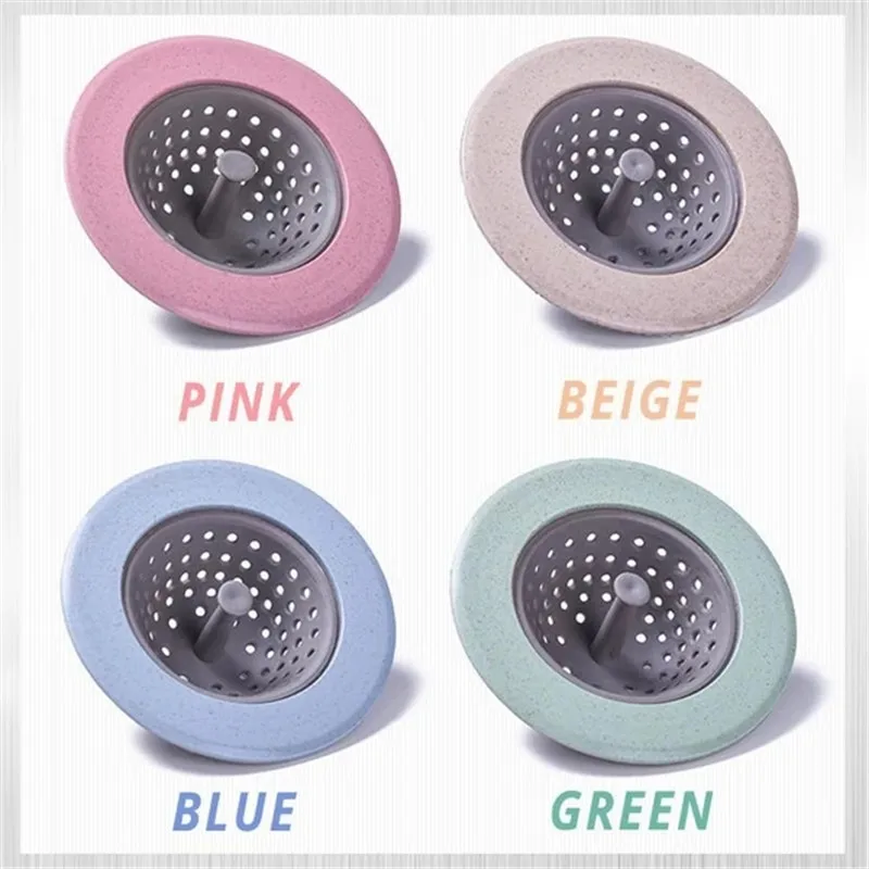 

Anti Clog Flexible Sink Strainer 4 Pcs Kitchen Basket Catcher 4.3 Inch Wide Rim Perfect for Most Sink Drains can CSV