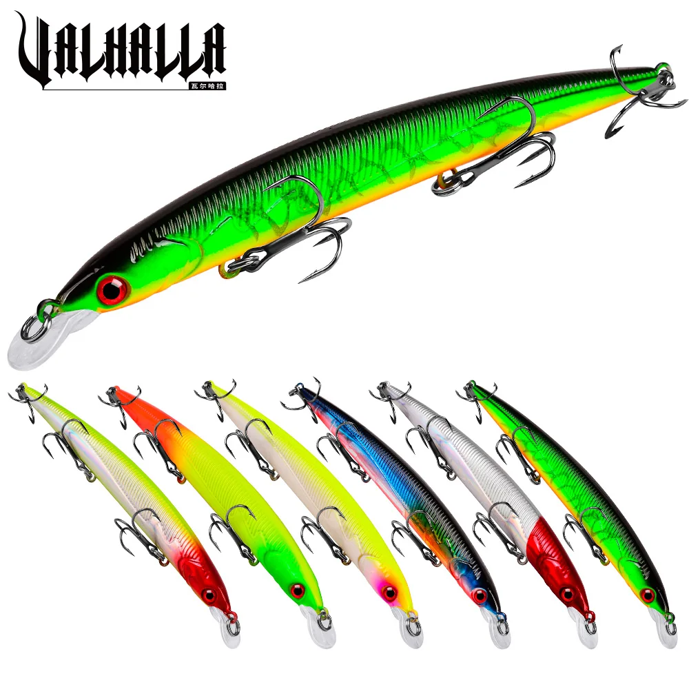 

6 шт., рыболовные приманки, 14-5,51 дюйма, 14-0,49 унций