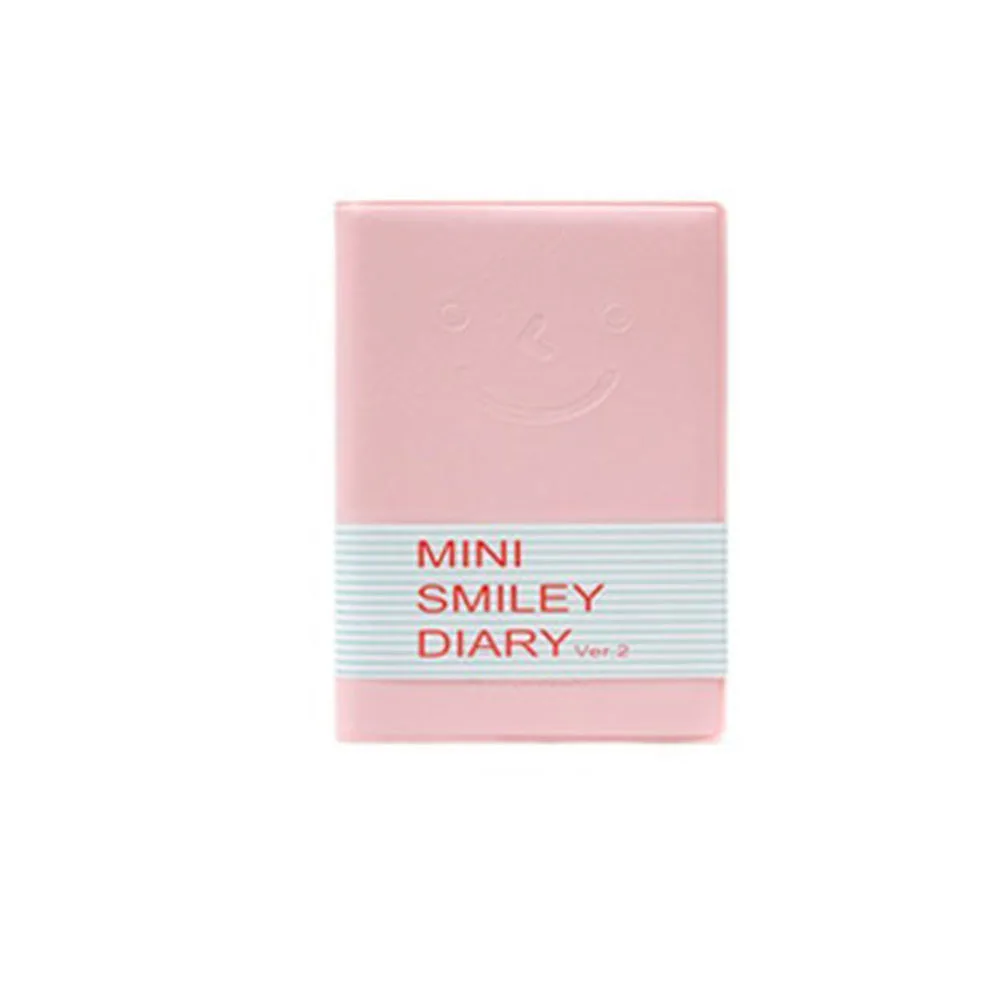 Pink XRHYY Журнал Дневник ежедневник со смайликом Тетрадь в твердом переплете блокнот для путешествий, для конфет Тетрадь классический выложенный блокнот дневник писать подарочные ручки для студентов - Цвет: Pink