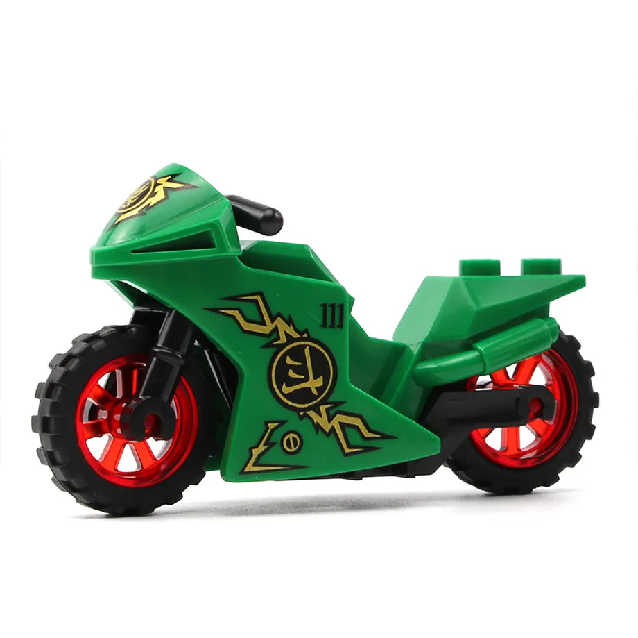 8pcs/set MOC Motorcycle Building Blocks Accessories Mount Motor Car Bricks Model Kits DIY Toys Kids Educational | Игрушки и хобби