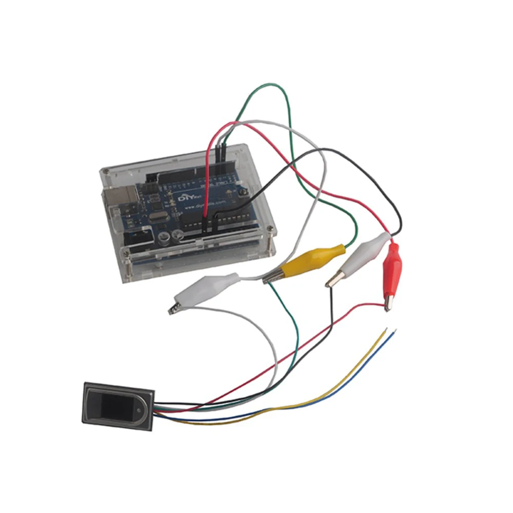 Оптический модуль считывания отпечатков пальцев для Arduino UNO R3 Mega2560 Raspberry Pi RPI DC3.8-7.0V