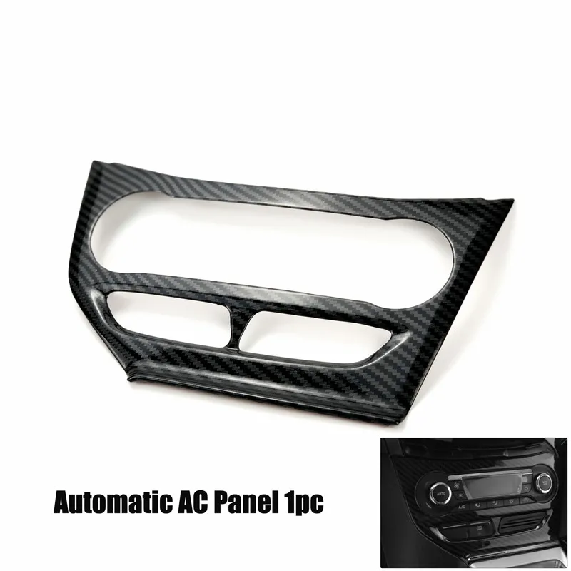 Automatic AC panel Emaicoca Автомобильный держатель для стакана воды панель переменного тока вентиляционное отверстие обзор зеркальный декоративный чехол для Ford Focus 3 2012 - Название цвета: Automatic AC panel