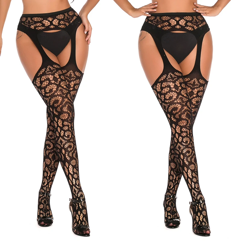 5 видов стилей модные женские колготки на подтяжках размера плюс чулки