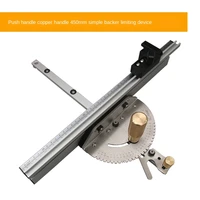 diy miter gauge aluminium profile fence w track stop table saw router miter gauge saw assembly ruler for woodworking tools