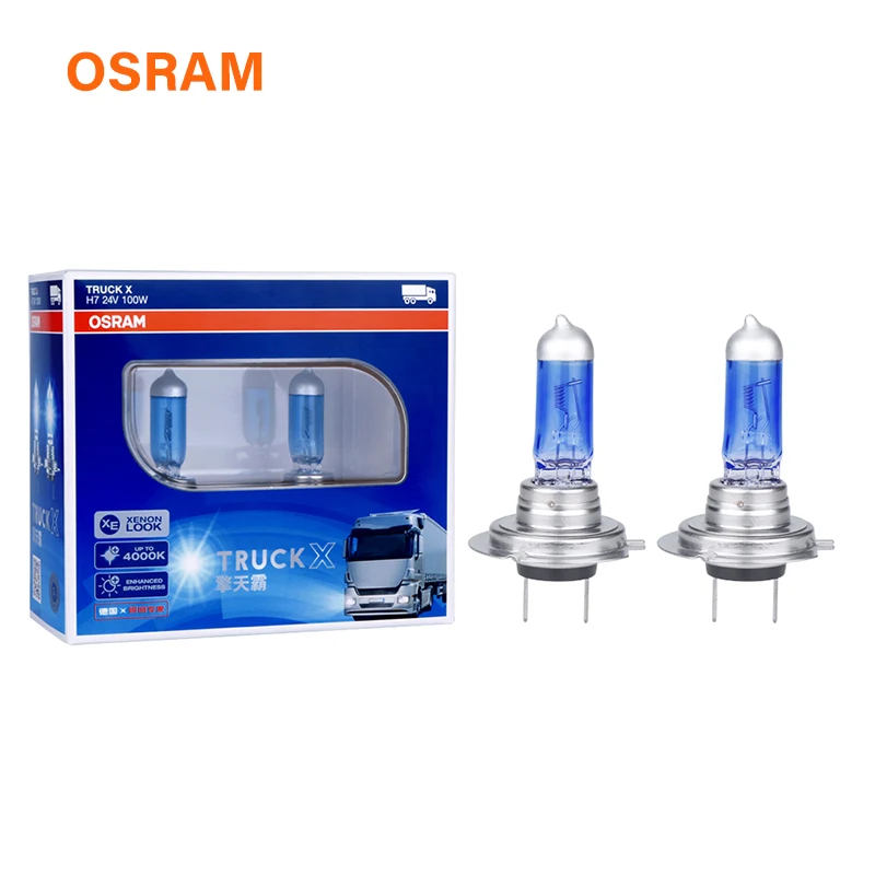 Osram 24V грузовик H7 62250T X 100W PX26d 4000K противотуманная лампа дальнего и ближнего света