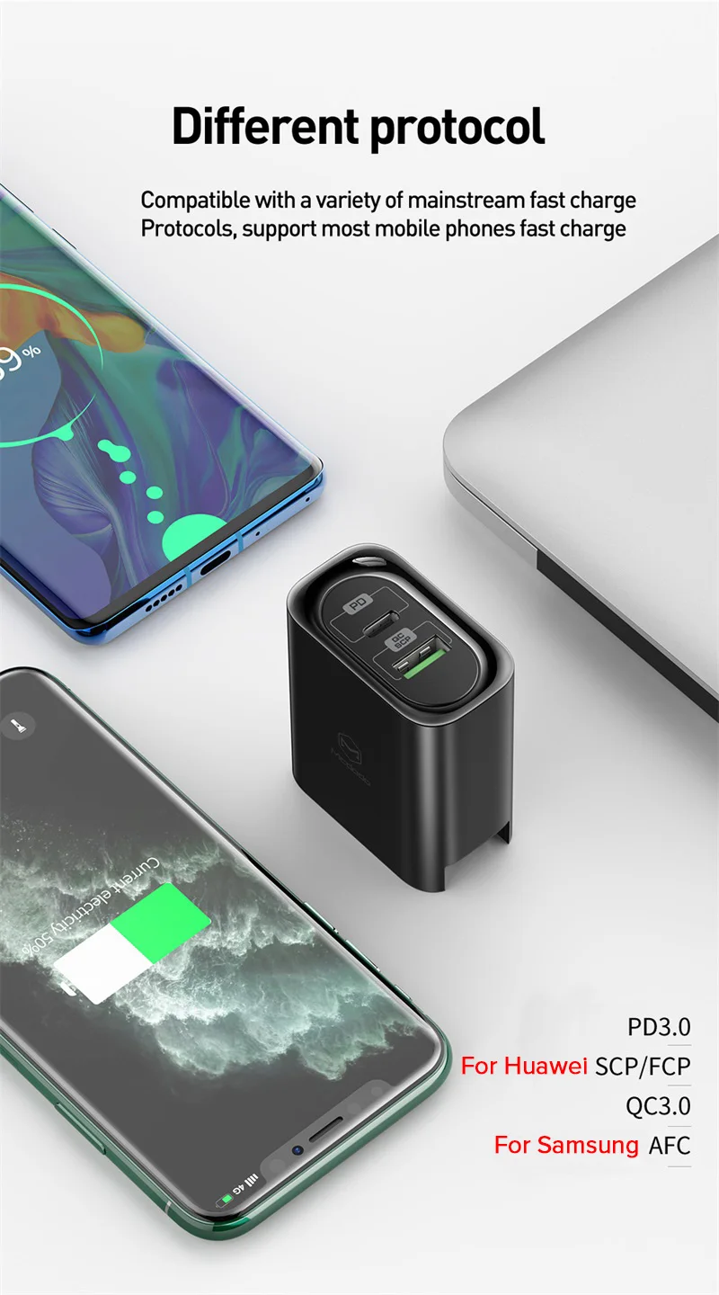 Mcdodo 30 Вт PD USB Зарядное устройство Quick Charge 3,0 Для Xiaomi mi9 samsung S10 huawei Supercharge зарядки для iPhone 11 Pro Xs Max iPad