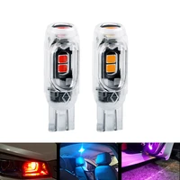 2 pcs t10 new super bright led car parking lights 3030 5 smd auto wedge turn side bulbs car interior reading dome lamp
