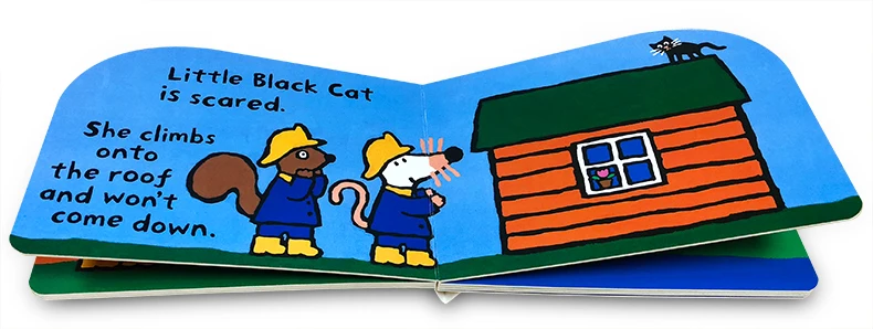 Детская картонная книга в форме пожарной машины Mouse Bobo Series Maisy's | Игрушки и хобби