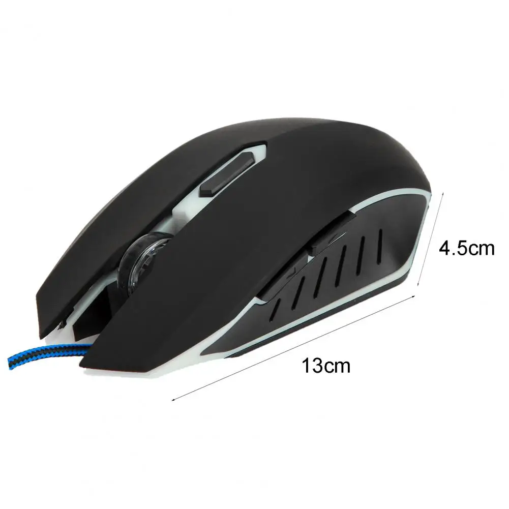 

5150 Universal RGB Luminous Wired Mouse Compact Ergonomic USB Gaming Optical Mouse for PC Computer Laptop