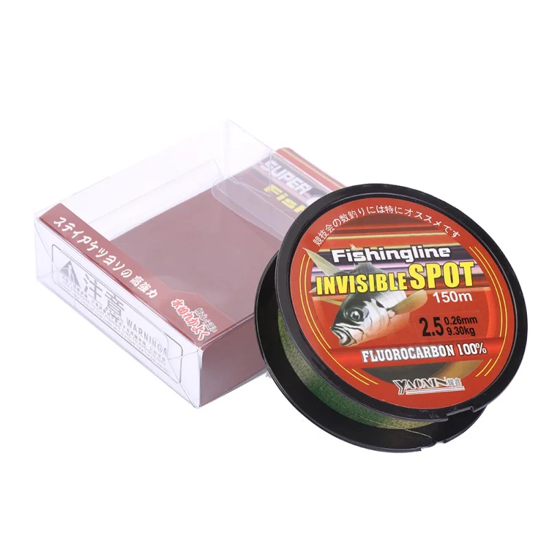 Супернейлоновая прочная рыболовная леска 150 м пятнистая износостойкая невидимая