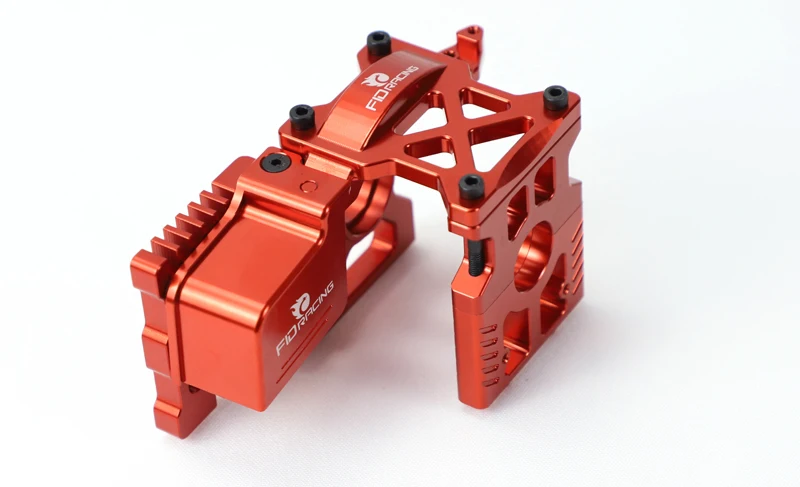 МР CNC сплав Mid Diff шестерни центр Diff Крышка крепления для 1/5 LOSI DBXL-E - Цвет: Красный