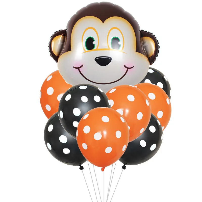 

Latex Foil Animal Balloon Set Jungle Safari Animal Ballon Happy Birthday Party Decor Woodland Forest Theme Balon Lion