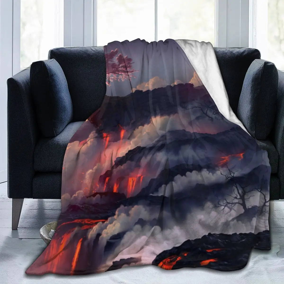 

Landscape New Fashion 3D Personality Printed Flannel Blanket Sheet Bedding Soft Blanket Bed Cover Home Textile Decoration