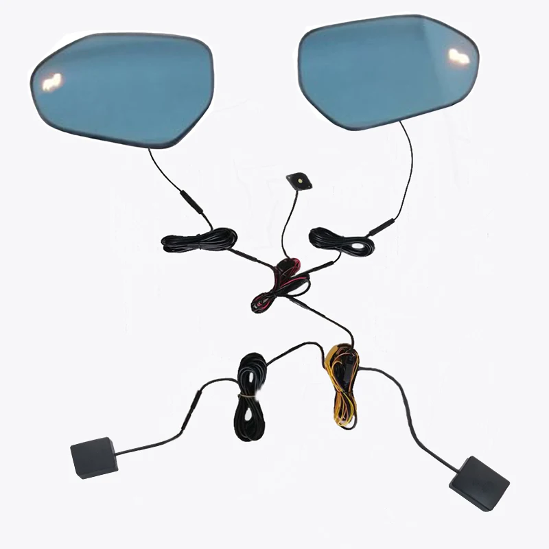 

Blind Spot Sensor Led Lens Assist Parking Reversing Radar Light Warning Side Mirror Glass For Mercedes C117 C218 CLA CLS