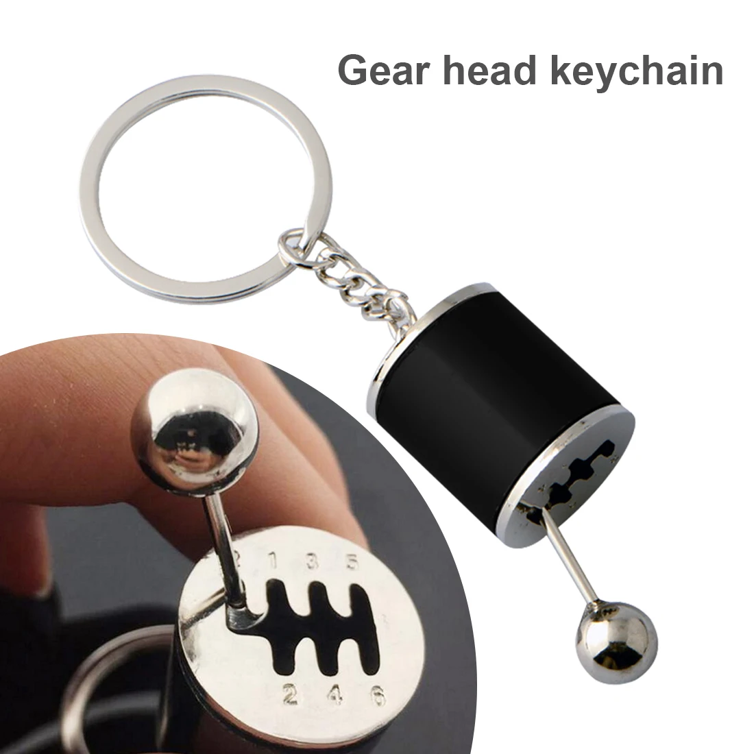 Брелок-кольцо для тюнинга переключения передач 5 цветов турбо-брелки автомобиля 6