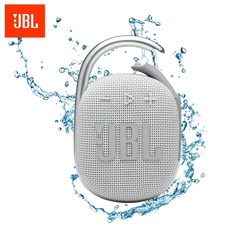JBL Clip 4 Wireless Bluetooth 5.1 Mini Speakers Clip4 Portable IP67 Waterproof Outdoor Bass Speakers with Hook 10 Hours Battery