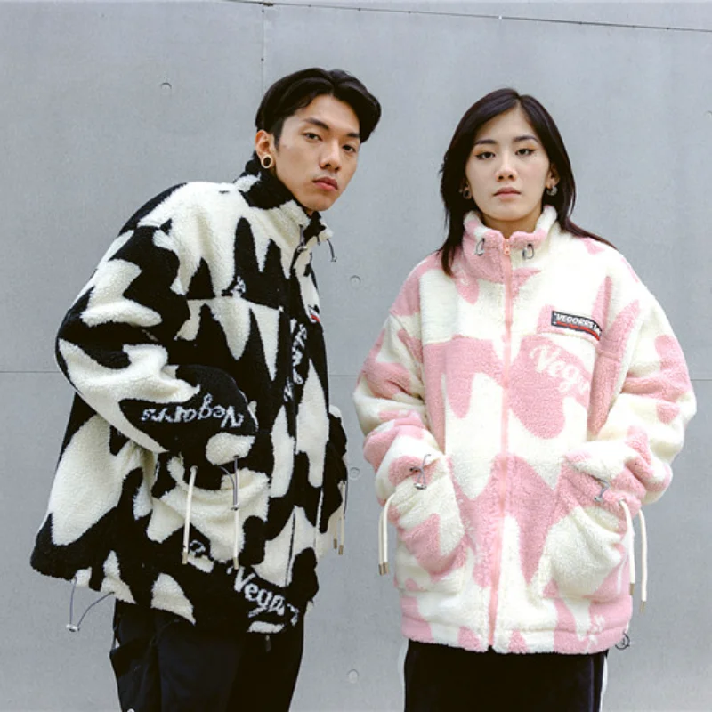 Мужская Флисовая куртка на молнии с длинным рукавом и воротником-стойкой | одежда