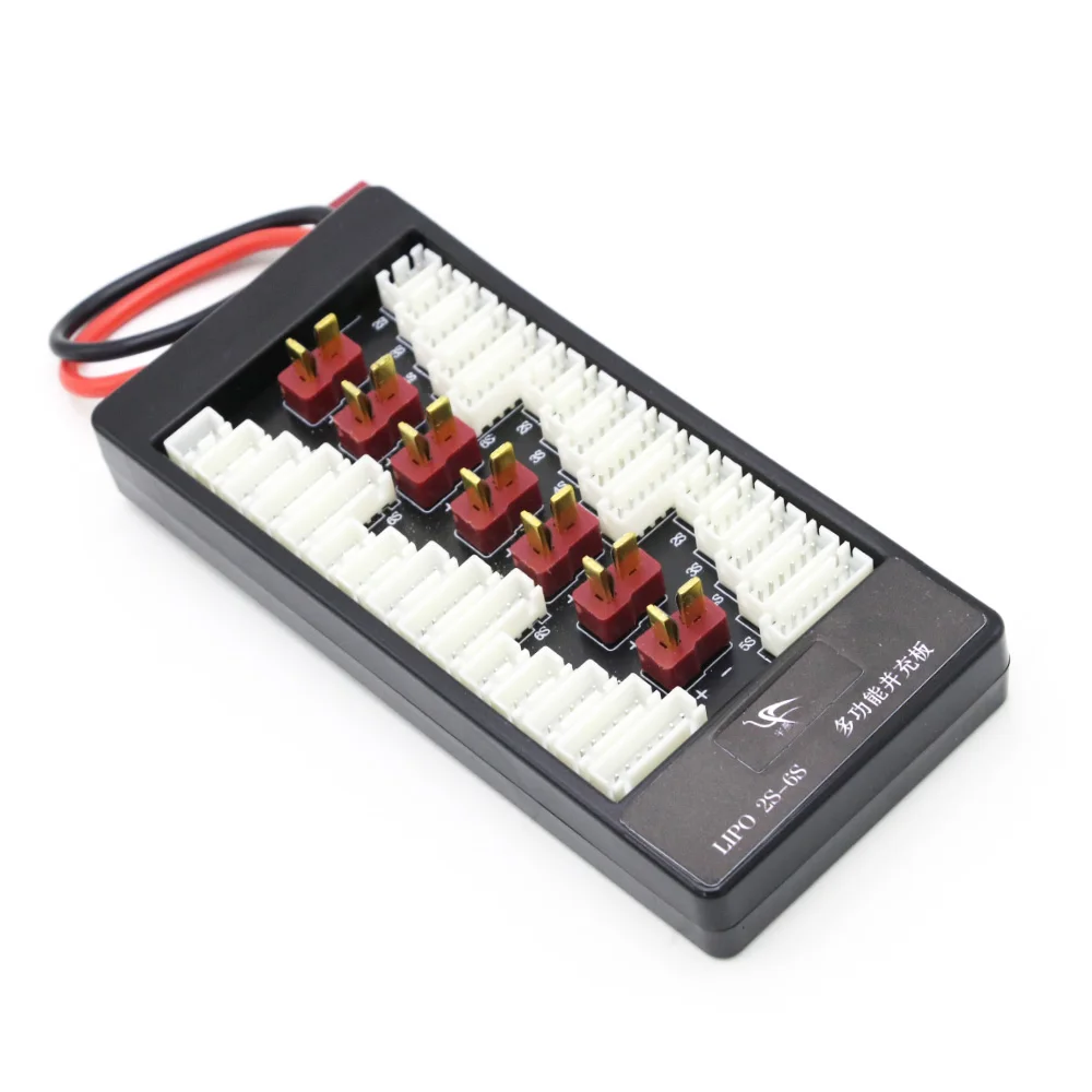 Мульти 2S-6S Lipo параллельная сбалансированная плата для зарядки XT60 Разъем RC