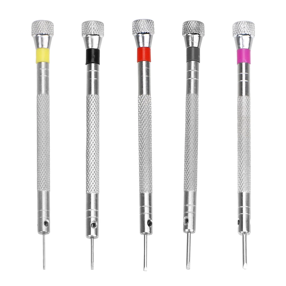 

Precision Slotted Screwdriver For Eyeglasses Clock Watch Watchmaker Repair Tool Flat Tip Blade Head 0.8/1/1.2/1.4/1.6mm