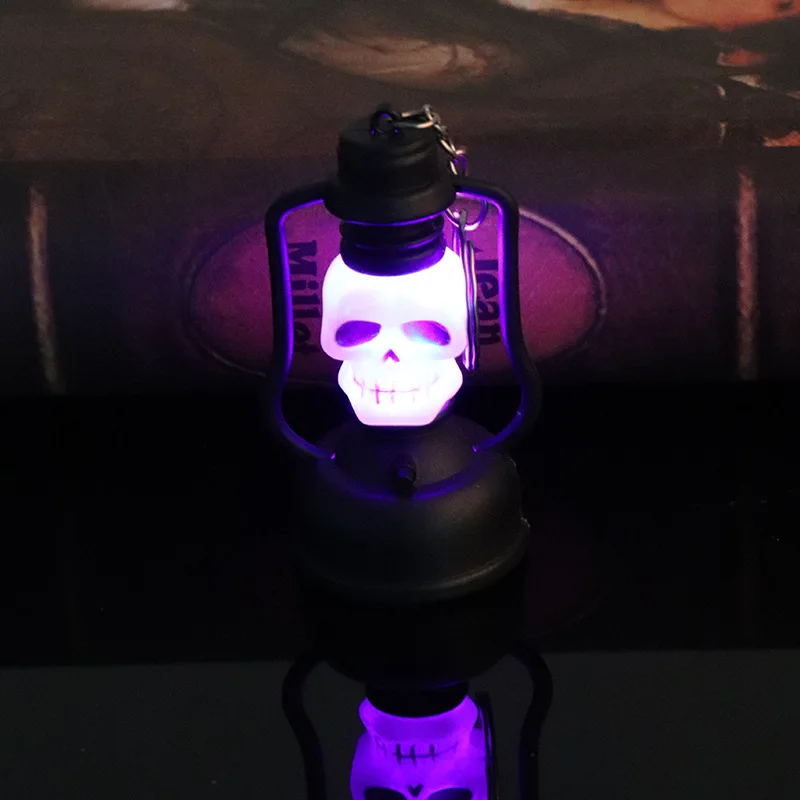 Хэллоуин скелет головы тыквы фонарь ведьма свет бар КТВ торговый центр сцена